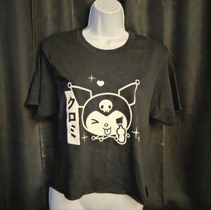 Sanrio Black Kuromi Crop Top